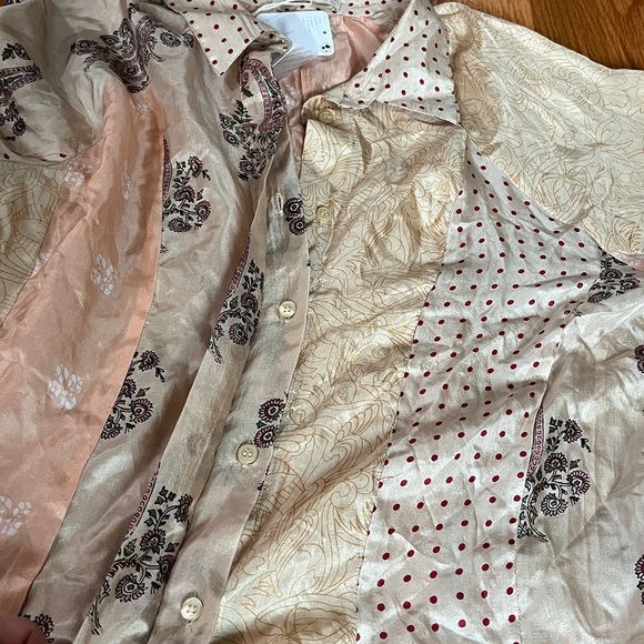 NWT Free People Mes DEMOISELLES Paquerette Dress Size 42 / US 6 100% Silk $590 - Picture 10 of 12